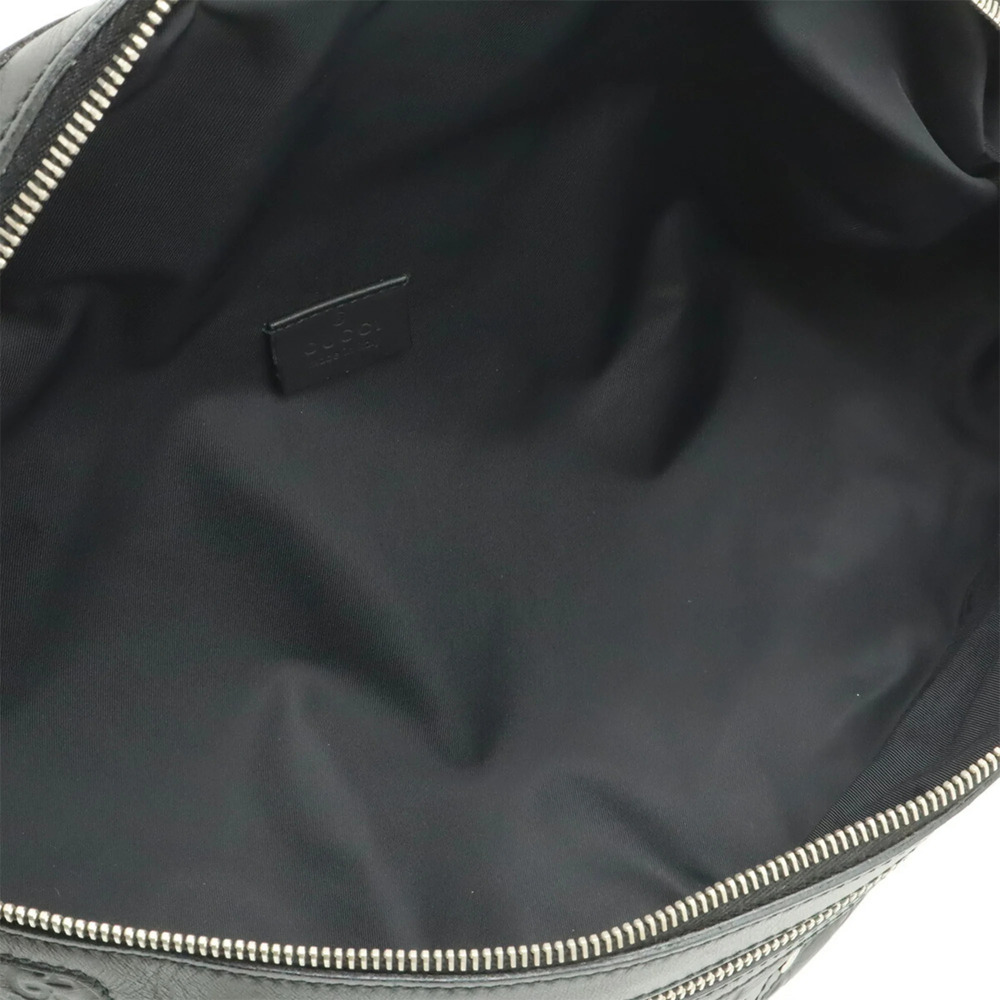 GUCCI Black Leather Pouch - Picture 7 of 9